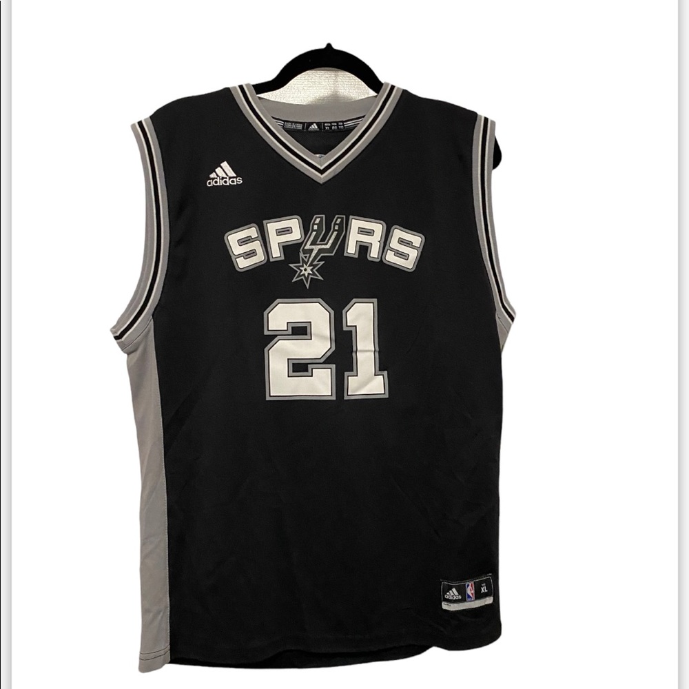 Adidas tim duncan san antonio spurs jersey
